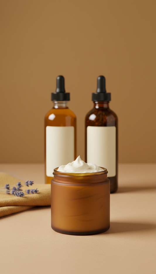Whipped Shea Body Butter Glass Jar
